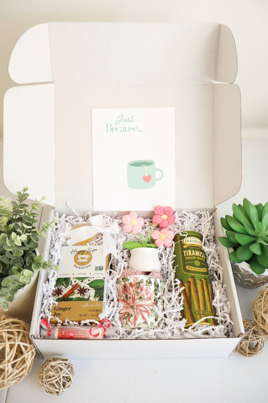 Just Because Gift Box for Adults or Children (Feel Better Soon, Get Well, Thinking of You, or Sympathy)