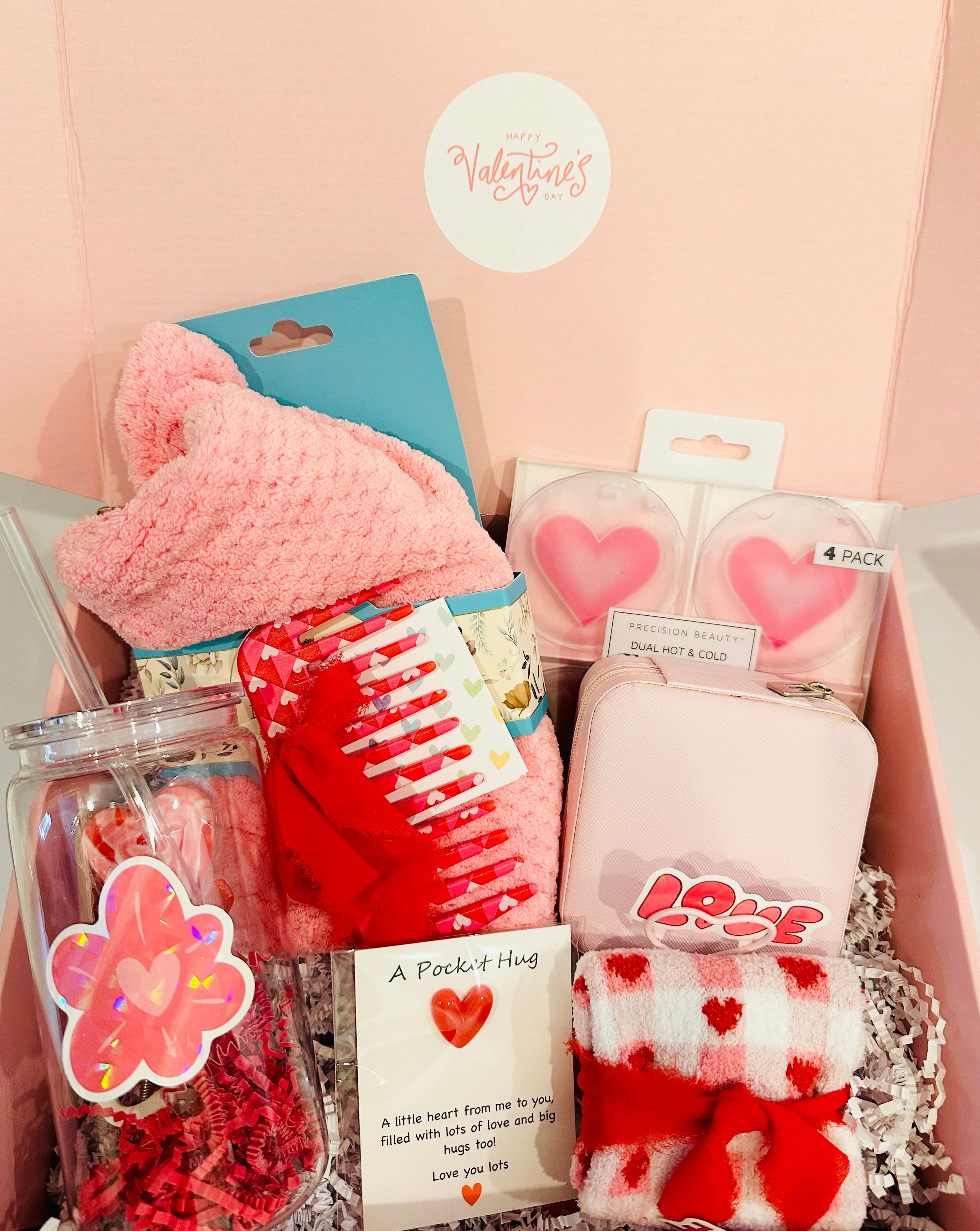 Spa Valentine's Gift Box (Relaxation & Self-Care for Valentine's Day)