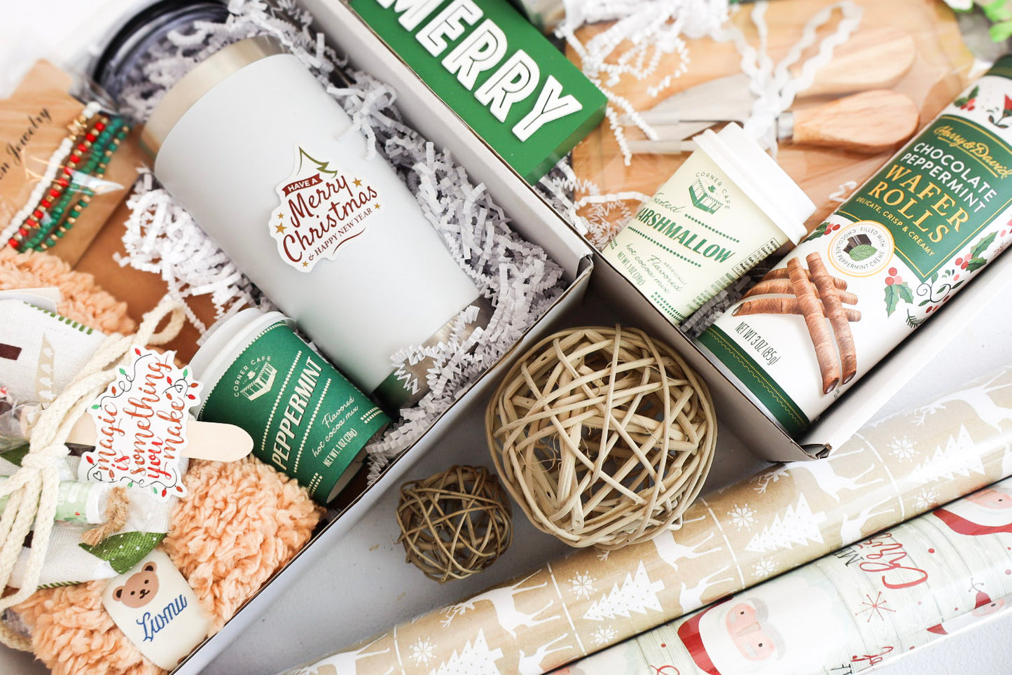 Cup of Cheer Christmas Box (Goodies for a Cozy Night In)