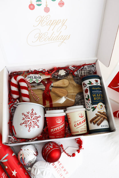 Cup of Cheer Christmas Box (Goodies for a Cozy Night In)