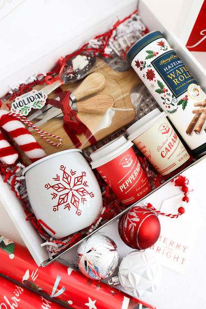 Cup of Cheer Christmas Box (Goodies for a Cozy Night In)