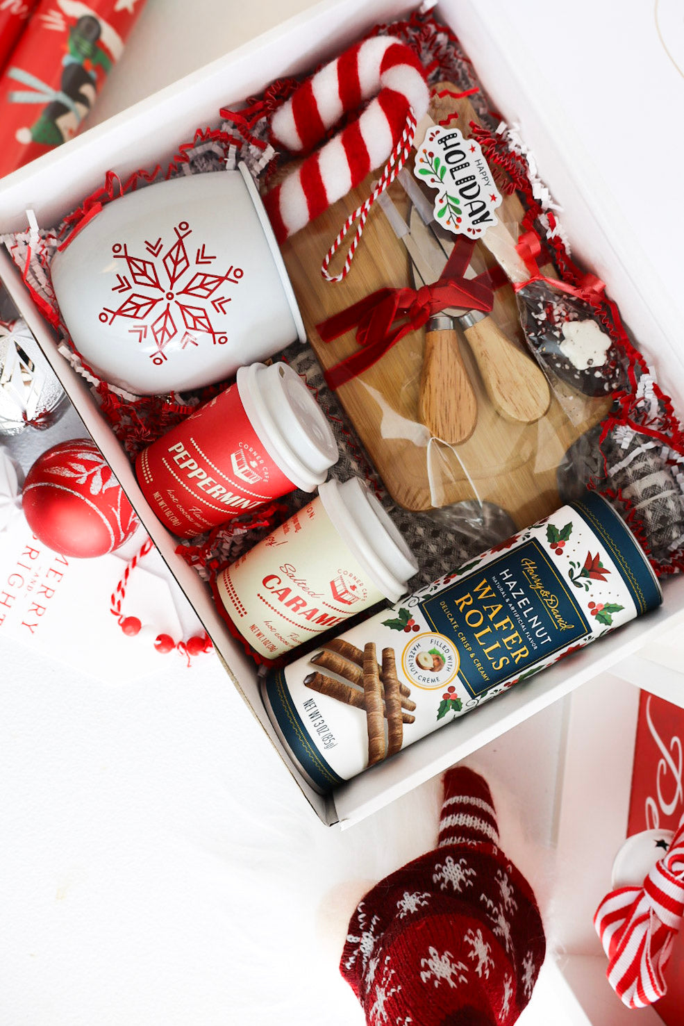 Cup of Cheer Christmas Box (Goodies for a Cozy Night In)